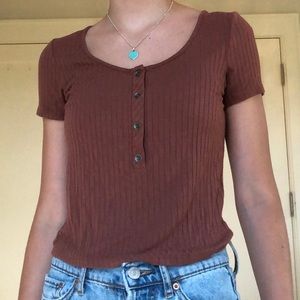 American Eagle burgundy top!